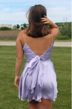 Short Red Two Pieces Prom Dress Homecoming Dresses Graduation Party Dresses 701057