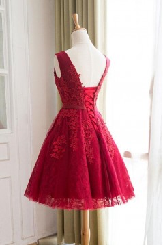 Short Lace Prom Dress Homecoming Graduation Cocktail Dresses 701149