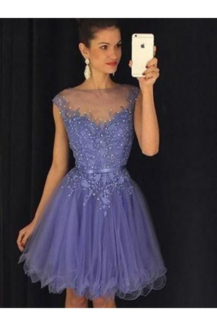 Short Lace Prom Dress Homecoming Graduation Cocktail Dresses 701151