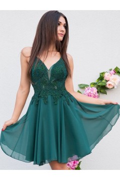 Short Beaded Lace Prom Dress Homecoming Graduation Cocktail Dresses 701153