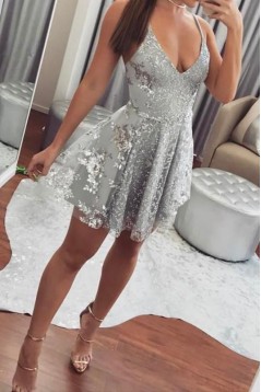 Short/Mini Lace Prom Dress Homecoming Graduation Cocktail Dresses 701155