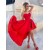 High Low Red Prom Dress Homecoming Graduation Cocktail Dresses 701254