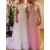 Long Pink Beaded Lace Mermaid Mother of the Bride Dresses 702009
