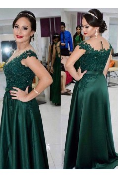 A-Line Beaded Lace Mother of the Bride Dresses 702014