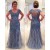 Beaded Lace Floor Length Mother of the Bride Dresses 702016