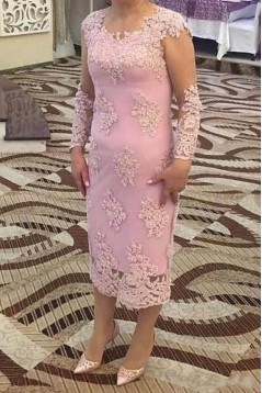 Long Sleeves Lace Mother of the Bride Dresses 702056