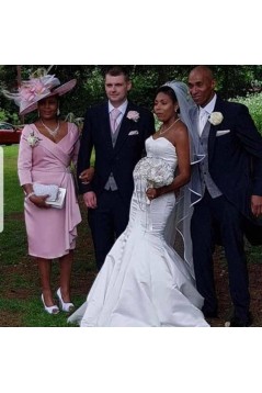 Short Pink Mother of the Bride Dresses 702068