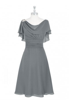 Short Chiffon Mother of the Bride Dresses 702081