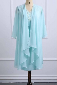 Short Chiffon Lace Mother of the Bride Dresses 702085