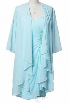 Short Chiffon Lace Mother of the Bride Dresses 702086