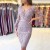 Short Lace V Neck Mother of the Bride Dresses 702116