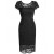 Short Black Lace Mother of the Bride Dresses 702147