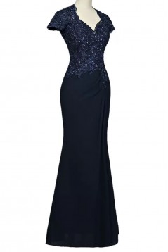 Mermaid Beaded Lace Long Mother of the Bride Dresses 702177