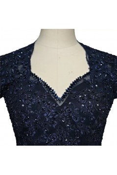 Mermaid Beaded Lace Long Mother of the Bride Dresses 702177