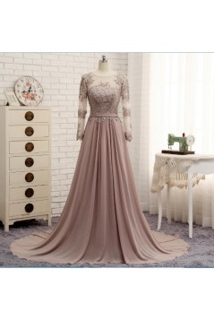 A-Line Chiffon and Lace Mother of the Bride Dresses 702181