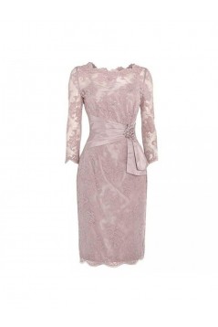 Short Beaded Lace Mother of the Bride Dresses 702205