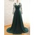 Long Green Chiffon and Lace Mother of the Bride Dresses 702211