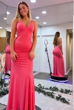 Long Navy Blue Beaded Mermaid Prom Dresses 801033