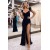 Long Black Mermaid Prom Dresses with Slit 801041