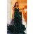 Mermaid Dark Green Sequins Long Prom Dresses 801169