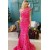 Mermaid One Shoulder Sequins Long Prom Dresses 801176