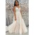 A-Line Lace and Tulle Spaghetti Straps Long Prom Dresses 801257