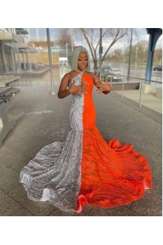 Mermaid Lace Long Prom Dresses 801313