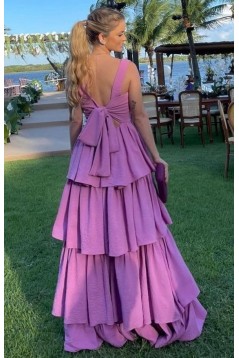 A-Line Sleeveless Long Prom Dresses 801388