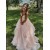 A-Line V Neck Long Prom Dresses 801412