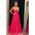 A-Line Spaghetti Straps Long Prom Dresses 801419