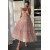 A-Line Pink Tulle Prom Dresses 801512
