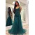 Mermaid Green Lace and Tulle Prom Dresses 801520