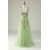 A-Line Long Green Tulle Prom Dresses 801568