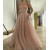 A-Line Spaghetti Straps Long Sparkle Tulle Prom Dresses 801593