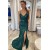 Mermaid Green Sequins Long Prom Dresses 801597