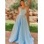 Long Blue Lace Prom Dresses Formal Evening Gowns 901018