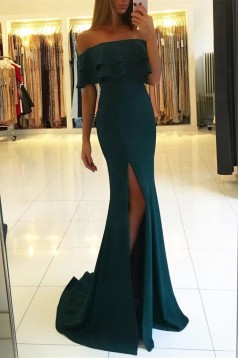 Long Strapless Off the Shoulder Prom Dresses Formal Evening Gowns 901071