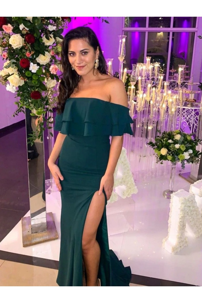 Long Strapless Off the Shoulder Prom Dresses Formal Evening Gowns 901071