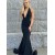 Mermaid Deep V Neck Halter Long Prom Dresses Formal Evening Gowns 901089