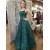 A-Line Sparkle Lace Long Prom Dresses Formal Evening Gowns 901094