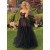 Long Black Sequins and Tulle Prom Dresses Formal Evening Gowns 901106