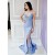 Mermaid Lace Spaghetti Straps Long Prom Dresses Formal Evening Gowns 901111