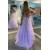 A-Line Lace and Tulle Long Prom Dress Formal Evening Gowns 901146