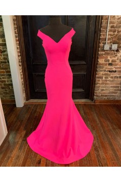 Mermaid Off the Shoulder Long Prom Dress Formal Evening Gowns 901159