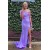 Elegant Lavender One Shoulder Long Prom Dress Formal Evening Gowns 901176
