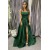 A-Line Long Green Prom Dress Formal Evening Gowns 901189