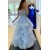 Long Blue Lace Prom Dress Formal Evening Gowns 901197
