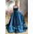A-Line Satin Spaghetti Straps Prom Dress Formal Evening Gowns 901200