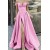 Long Satin Off the Shoulder Prom Dress Formal Evening Gowns 901204