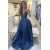 Long Satin Off the Shoulder Prom Dress Formal Evening Gowns 901205